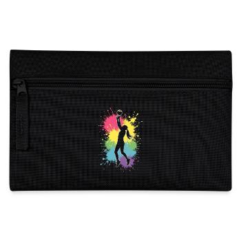 Volleyball Girls Volleyball Women - Pencil Case - black - Front