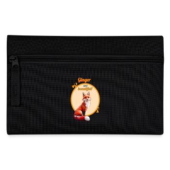 Dieser schöne und rote Fuchs - Federtasche - Schwarz - Vorne