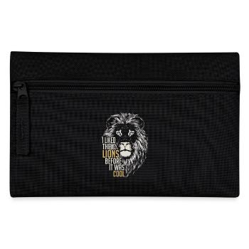 I Liked The Lions Before It Was Cool Tees | Lions - Pencil Case - black - Front