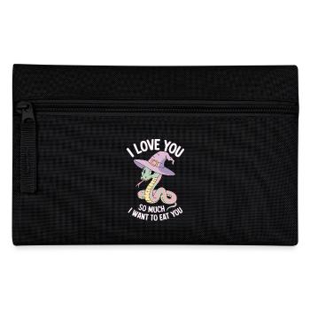 Tshirt Serpent Sorcier Amour Delicieux - Trousse - noir - Devant