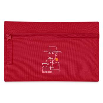 Espressionist - Espresso - Kaffee trinken - Federtasche - Rot - Vorne