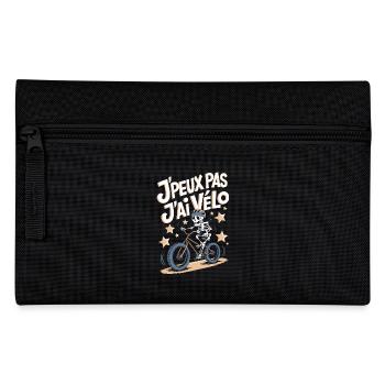 J'peux pas j'ai vélo - Trousse - noir - Devant