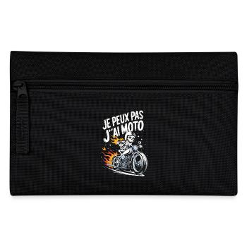 Je peux pas j'ai moto - Trousse - noir - Devant