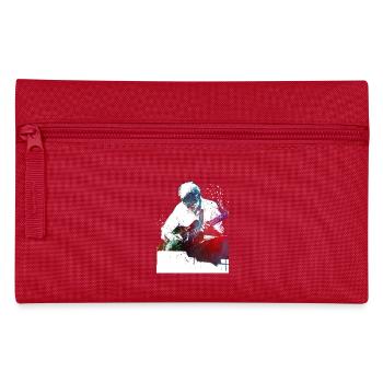 Art musical de guitariste - Trousse - rouge - Devant