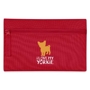 Yorkshire Terrier - Pencil Case - red - Front