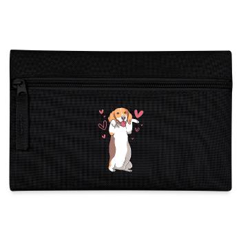 Beagle Mom Mom Dog Mom - Pencil Case - black - Front
