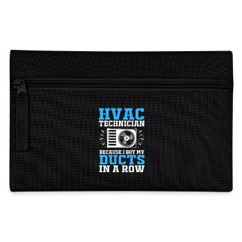 Air Conditioning Technician Technician Refrigeration Technician Heating - Pencil Case - black - Front