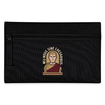 Mundus Sine Caesaribus Citation Latin - Trousse - noir - Devant