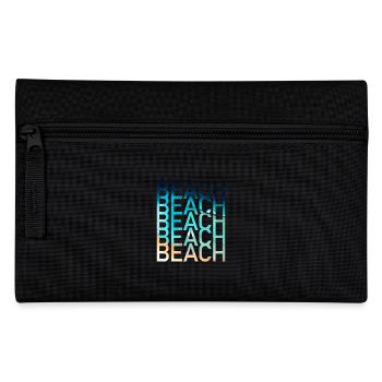 Plage Été - Trousse - noir - Devant