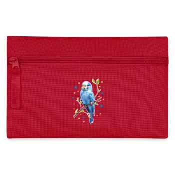 Étoiles de perruche - Trousse - rouge - Devant
