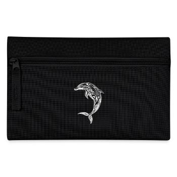 Delfin - Federtasche - Schwarz - Vorne
