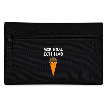 Mir Egal Ich Hab Eis - Federtasche - Schwarz - Vorne