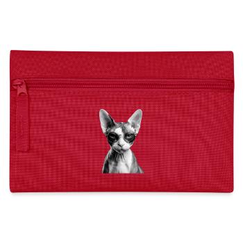 Sphynx peu impressionné - Trousse - rouge - Devant