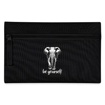 Elephant - Be yourself - Tusk - Ivory - Pencil Case - black - Front