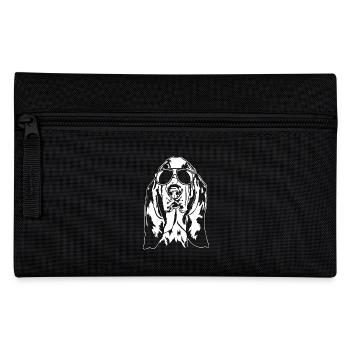 Basset Hound Lunettes de soleil Cool Dog Dog Wilsigns - Trousse - noir - Devant