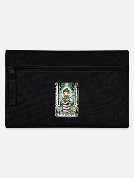 The Reader Tarot Card Design - Pencil Case - black