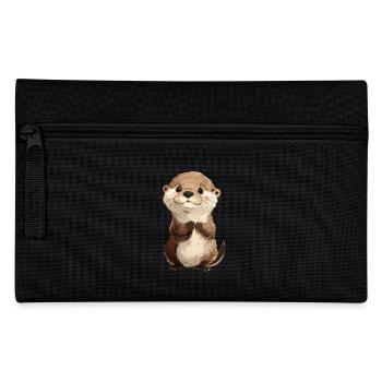 Mignon bébé loutre - Trousse - noir - Devant