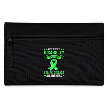 Celiac Disease Gluten Free - Pencil Case - black - Front