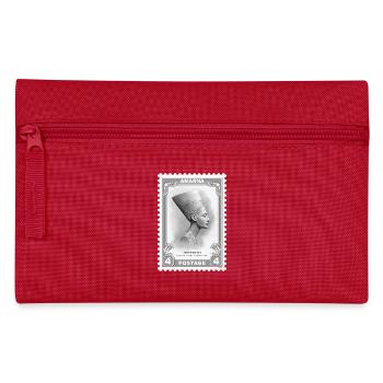 Nefertiti Stamp - Pencil Case - red - Front