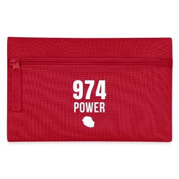974 Power Treffen - Federtasche - Rot - Vorne