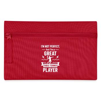 Super joueur de tennis de table Ping-Pong - Trousse - rouge - Devant