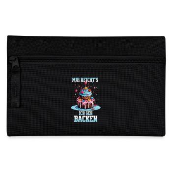 Baking Baker Baking Queen Baking Fairy Cake Cake - Pencil Case - black - Front