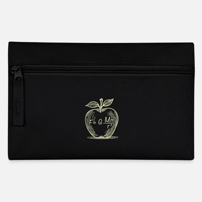 Pomme à gravité : dessin physique - Trousse - noir