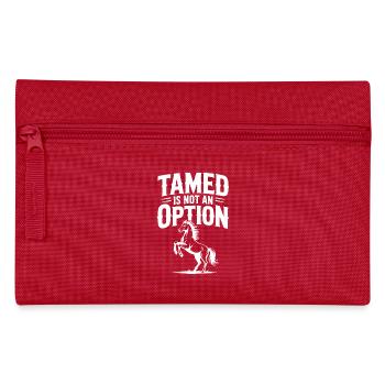 Tamed Is Not an Option - Pencil Case - red - Front