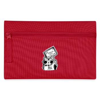 Trashpanda against Fascism - Pencil Case - red - Front
