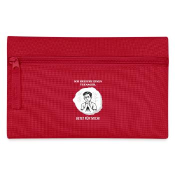 J’élève un adolescent – priez pour moi ! - Trousse - rouge - Devant