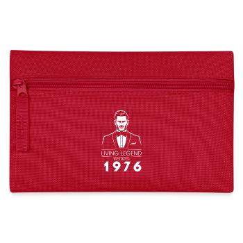 50th Birthday Living Legend (GENT) since 03/1976 - Pencil Case - red - Front