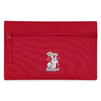 Bun Intended Easter Bunny - Pencil Case - red - Front