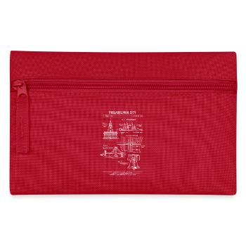 Plan directeur de la ligne de la skyline de Philadelphie - Trousse - rouge - Devant