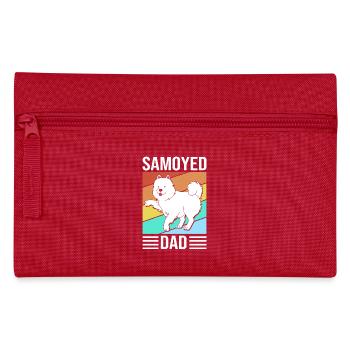 Samoyed - Pencil Case - red - Front