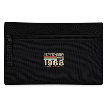 Septembre 1968 Vintage Anniversaire septembre 1968 - Trousse - noir - Devant