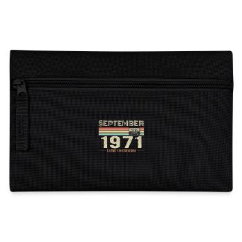 September 1971 Jahrgang Jubiläum September 1971 - Federtasche - Schwarz - Vorne