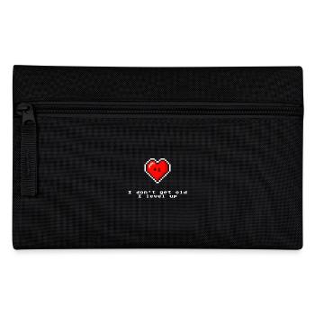 Getting old vieillir anniversaire coeur retro game - Trousse - noir - Devant