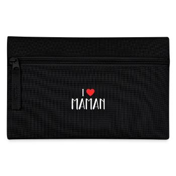 I Love Maman ! - Trousse - noir - Devant