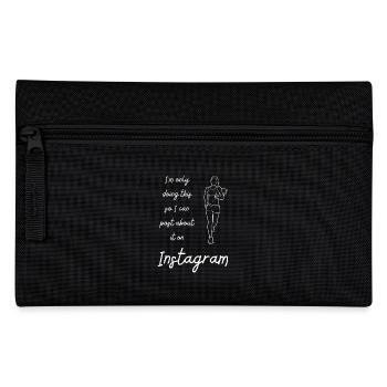 I m only doing this - Instagram - Pencil Case - black - Front