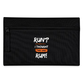 Run?I thought they said Rum! - Federtasche - Schwarz - Vorne