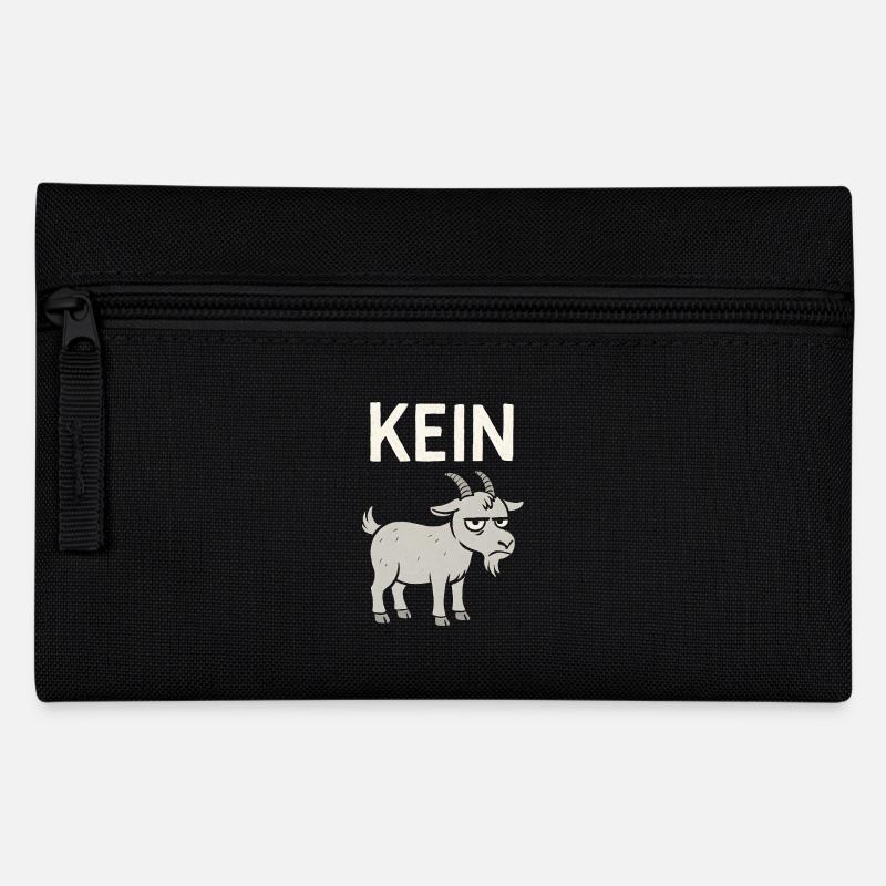 Lustiger Spruch Witzig Kein Bock Geschenkidee - Federtasche - Schwarz