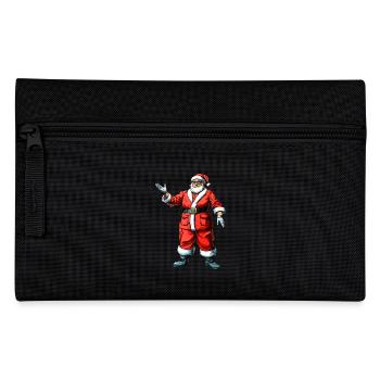 Santa Claus - Pencil Case - black - Front