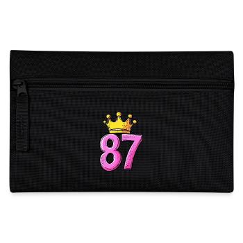 87 Numéro Jersey Couronne - Trousse - noir - Devant
