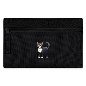 Katze Niedlich - Federtasche - Schwarz - Vorne