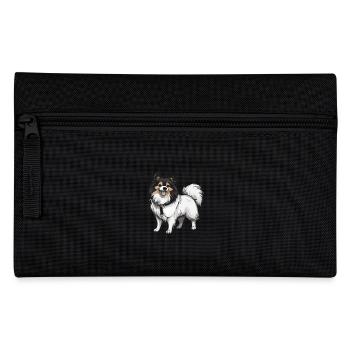 Pomeranian Dog - Pencil Case - black - Front