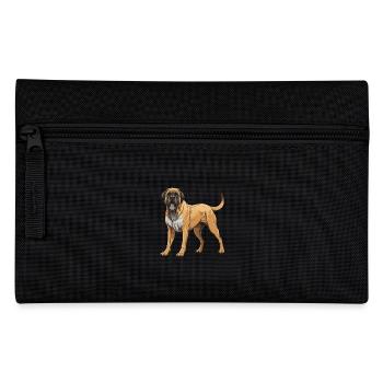 Mastiff Hund - Federtasche - Schwarz - Vorne