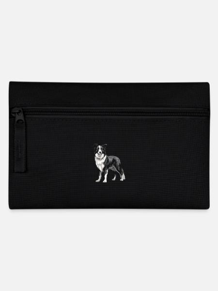 Border Collie Chien - Trousse - noir