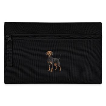Dachshund Dackel - Federtasche - Schwarz - Vorne