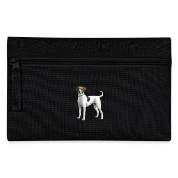 Jack Russel Terrier Hund - Federtasche - Schwarz - Vorne