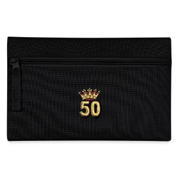 50 Number Crown - Pencil Case - black - Front